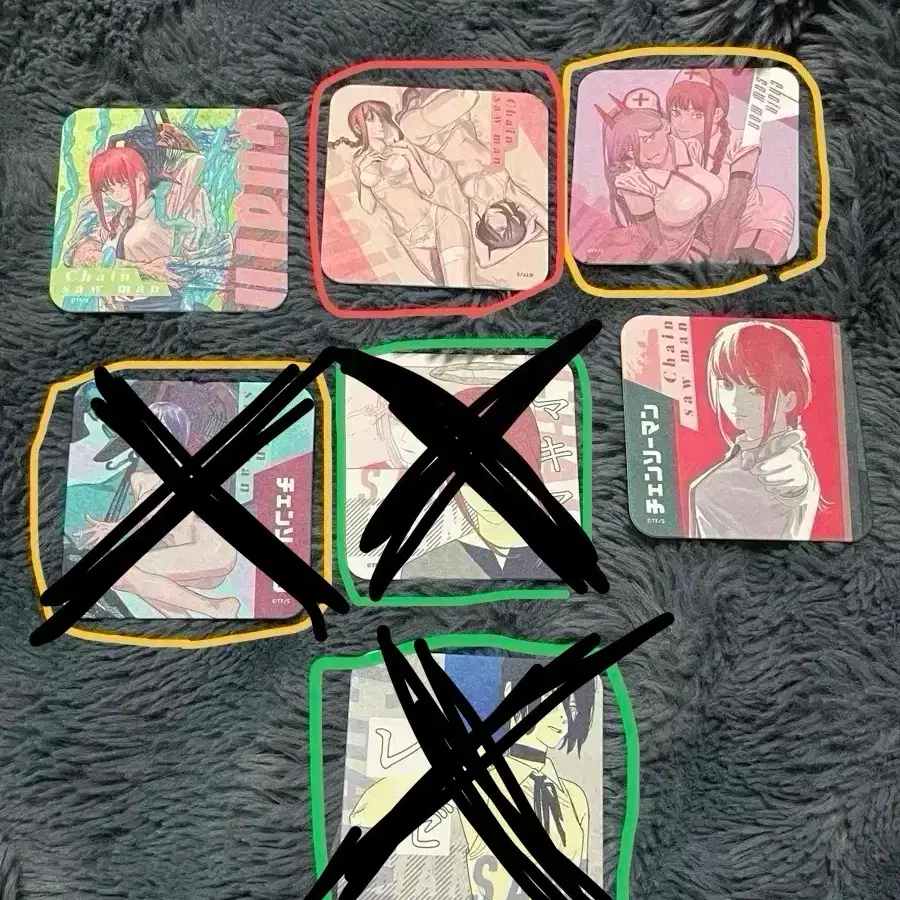 Individual Chainsaw Man Makima Reze Original Drawing Coaster