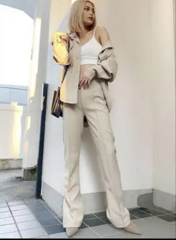 GYDA 심플 셔츠 자켓 [ 셋업 ]