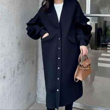 birthdaybash FRILL SLEEVE CARDIGAN