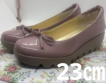 23cm 힐즈아베뉴 에나멜 펌프스 웨이브 밑창 통굽 펌프스