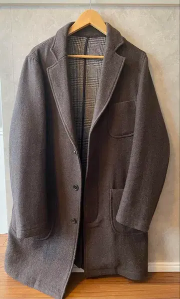 남성용 BEAMS LIGHTS 브라운 울 테일러드 자켓