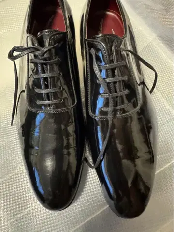 새상품급 [ ships footwear ] 블랙 에나멜 신발 일본제