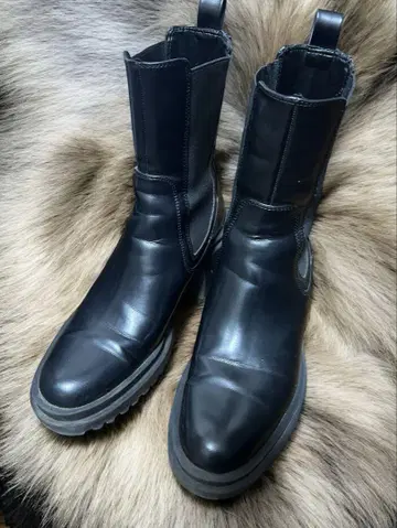 ZARA 힐 부츠 사이드 고어 사이즈 42