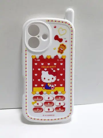 그루망디즈 iPhone 16 레트로 옛날 휴대폰풍 산리오 헬로키티