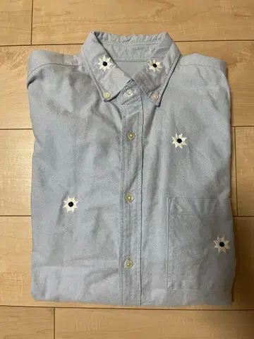 NICK GEAR 꽃 자수 셔츠