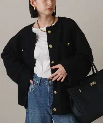 [새상품급] Loungedress 라운지드레스 트위드 자켓