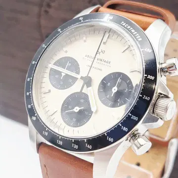 어바웃 빈티지 1960 레이싱 크로노그래프 쿼츠 남성용 손목시계