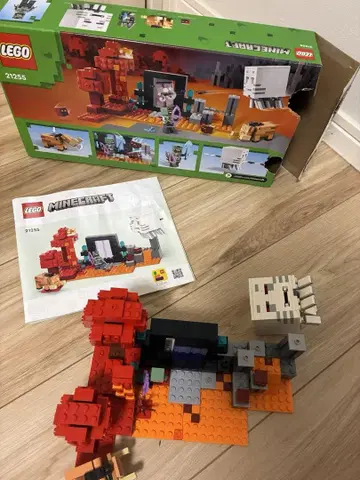 LEGO 네더 포탈의 전투 [ 레고 마인크래프트 ] 21255