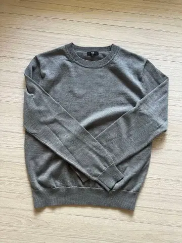 PLST 그레이 긴팔 스웨터 M
