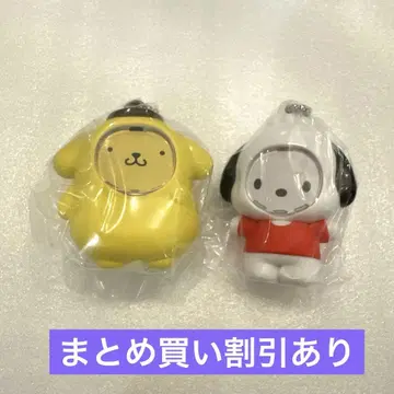 폼폼푸딩 포차코 사진 프레임 마스코트 2개 세트