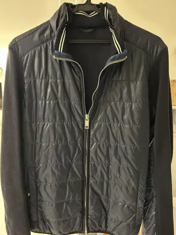 ZARA 네이비 나일론 자켓 지퍼 포함