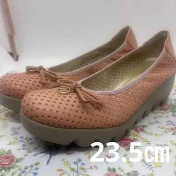 새상품급 23.5cm 힐즈아베뉴 웨이브 밑창 펌프스 통굽 펌프스