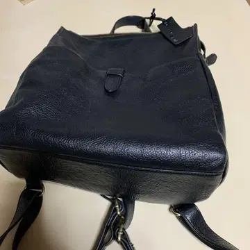 가죽 럭색 백팩 블랙