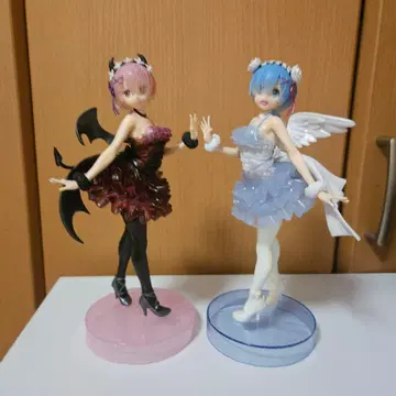 리제로 라무 악마 렘 천사