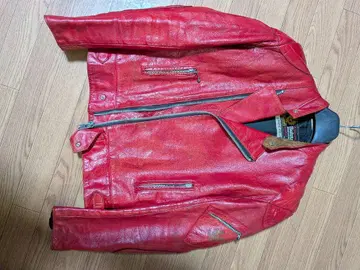 Belstaff 레드 더블 라이더 자켓