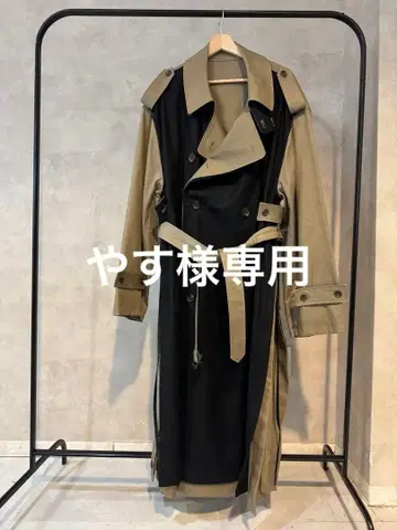 stein ST.405 트렌치코트 베이지/블랙