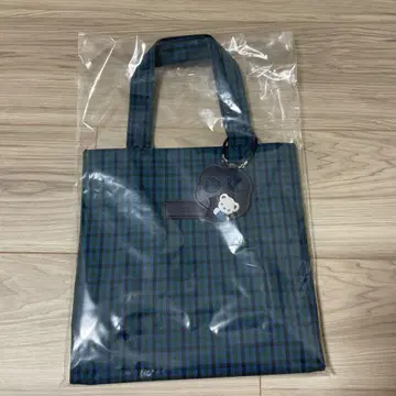 파밀리아 토트백 체크 소 블루 계열