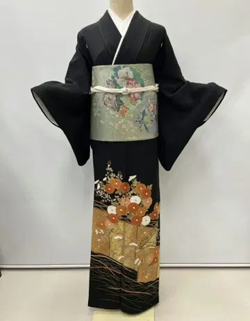 7967 블랙 토메소데 (순수 실크)