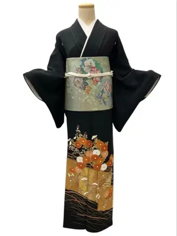 7967 블랙 토메소데 (순수 실크)