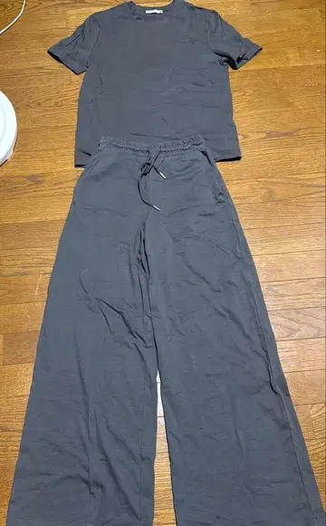 ZARA 그레이 팬츠 셋업