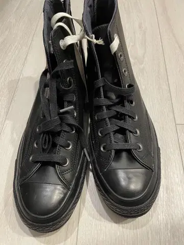 컨버스 블랙 하이컷 스니커즈 택 포함 새상품 한국 컨버스 공식 매장 구매