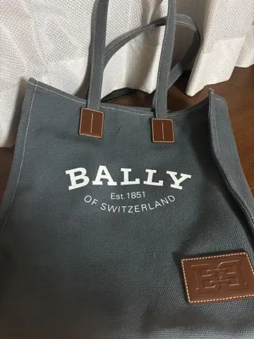 BALLY 그레이 빅 토트백