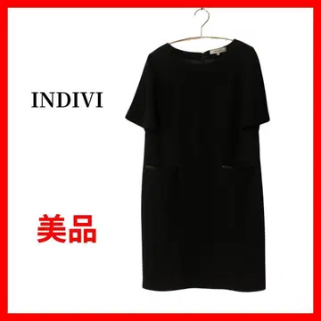 INDIVI 인디비 원피스 블랙 검정 관혼상제 B1313