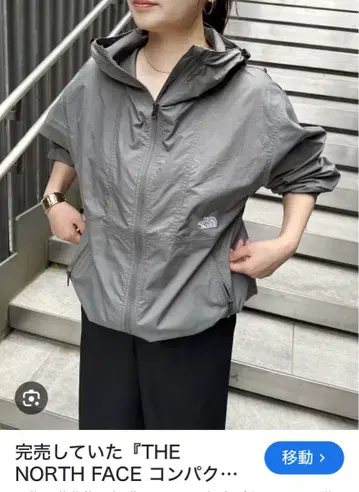 THE North FACE 컴팩트 자켓! 새상품급! 그레이!