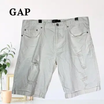 zB759 [ M ] GAP 크러쉬 데님 하프