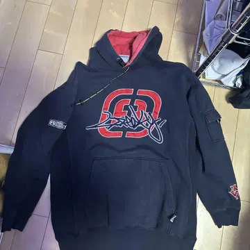 DAKINE 네이비 후드티 후드 부착