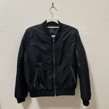 FOREVER21 블랙 MA-1 자켓 S