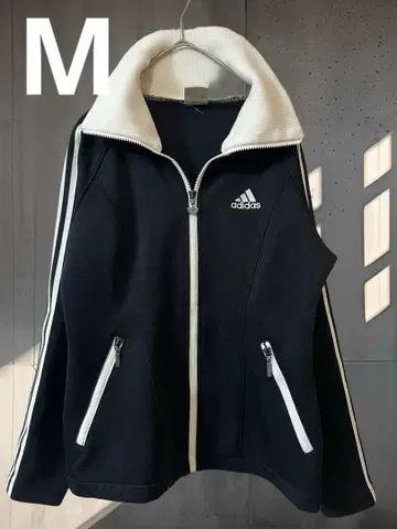 90s 레어 adidas 아디다스 트랙 자켓 M 데상트 은색 택