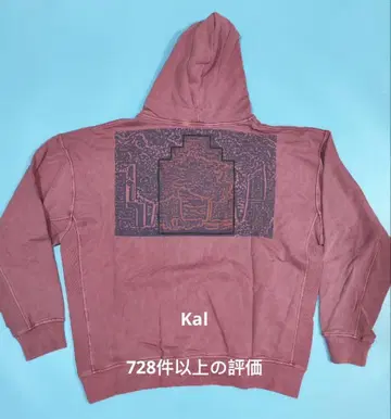 CAVEMPT C.E 후드 부착 로고 자수 후드티 XL