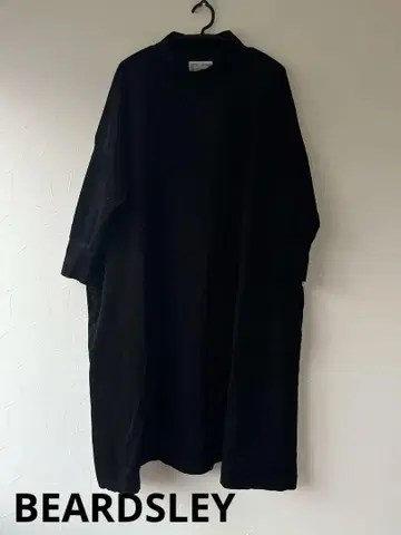 BEARDSLEY 블랙 롱 원피스 긴팔