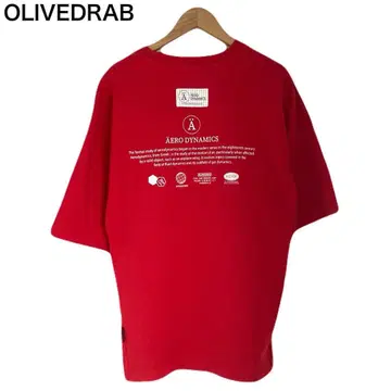 저널 스탠다드 OLIVEDRAB 프린트 면 반팔 둥근넥 T셔츠