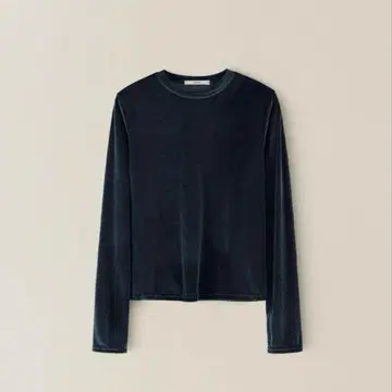 OHOTORO 오오트로 Velor Round Top 네이비