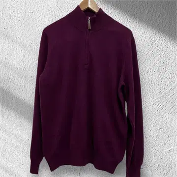 유니클로 UNIQLO 남성용 캐시미어 니트 스웨터 하프 지퍼