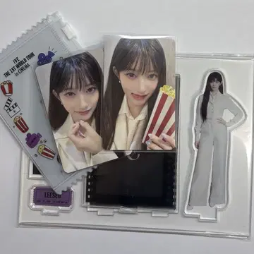 IVE cinema popup 이소 아크릴 스탠드 포토카드 파우치