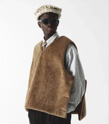 Sillage Quilt Apron Vest 보아 퀼팅 리버서블