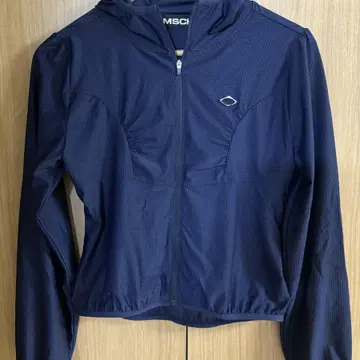 W) Mischief Hooded Waffle Zip Up Navy,s | 브랜드 중고거래