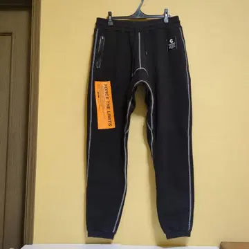 CRONOS 블랙 조거 팬츠
