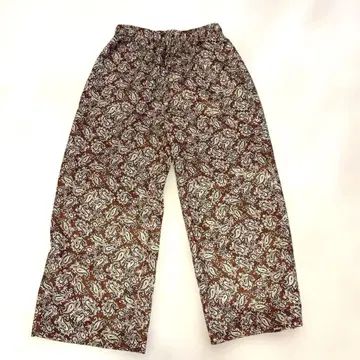 UNITED ARROWS 페이즐리 무늬 와이드 팬츠