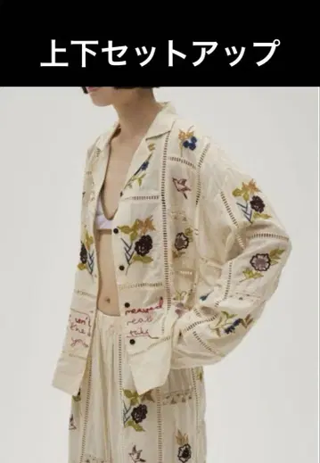 TODAYFUL [ 상하의 세트 ] Embroidery Patchwork