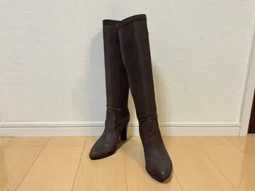 다이애나 승마 롱 부츠 브라운 계열 23.5cm