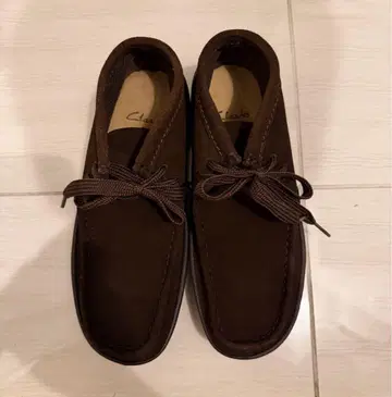 클락스 데저트 부츠 왈라비 다크 브라운 스웨이드 UK 7.5 25.5cm