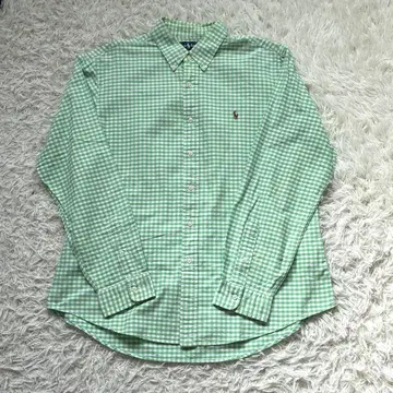 Ralph 랄프 로렌 깅엄 체크 셔츠 빅 XL 그린
