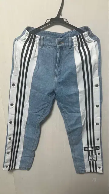 adidas 사이드 버튼 데님 팬츠 J/L
