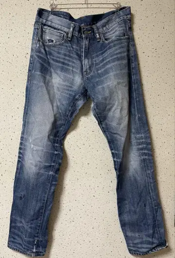 Denim&Supply 랄프 로렌 데미지 가공 슬림 팬츠