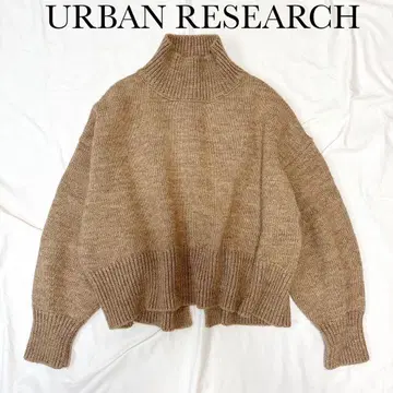 URBAN RESEARCH 어반 리서치 터틀 스퀘어 니트 알파카