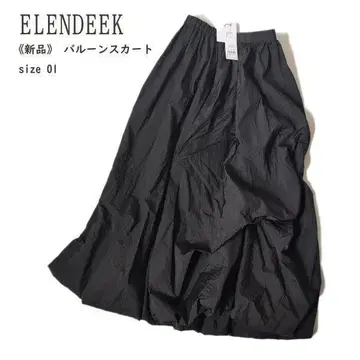 엘렌딕 ELENDEEK 블랙 벌룬 스커트 250914-15